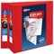 Avery Heavy-Duty View 3 Ring Binders, 3 Inch One Touch EZD Rings, 2 Red Binders (46044)
